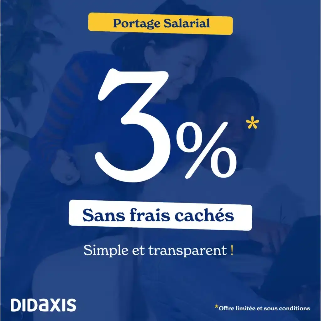 le portage salarial avec l’offre 3 %*