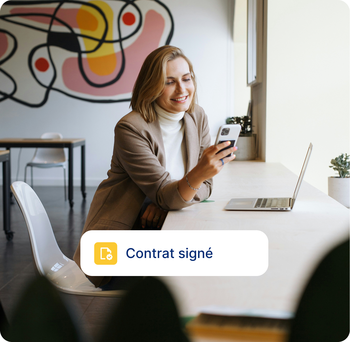 Contrat signé entre un consultant et une entreprise