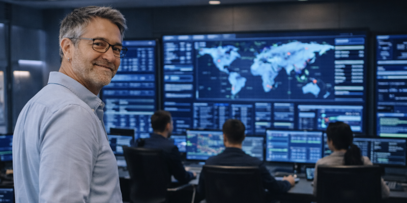 COACH DANS UNE SALLE BLEUE