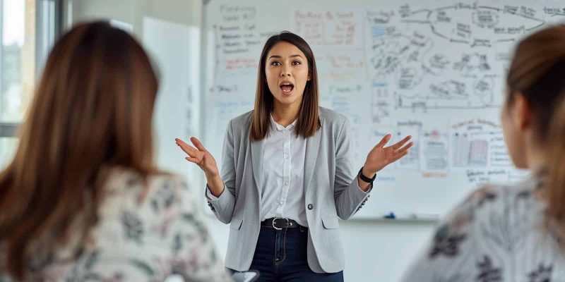 femme en blanc et gris